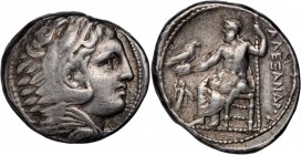 Alexander III (the Great), 336-323 B.C

MACEDON. Kingdom of Macedon. Alexander III (the Great), 336-323 B.C. AR Tetradrachm (17.13 gms), Amphipolis ...