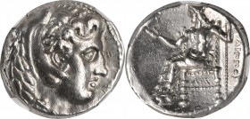 Philip III, 323-317 B.C

MACEDON. Kingdom of Macedon. Philip III, 323-317 B.C. AR Tetradrachm (17.03 gms), Susa Mint, ca. 322-320 B.C. NGC Ch EF, St...