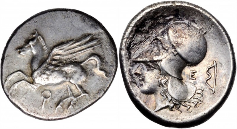 Corinth

CORINTHIA. Corinth. AR Stater (8.44 gms), ca. 375-300 B.C. CHOICE VER...
