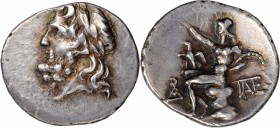 Arcadia

PELOPONNESOS. Arkadia. Arkadian League. Megalopolis. AR Triobol (2.35 gms), 2nd to 1st century B.C. NEARLY EXTREMELY FINE.

Obverse: Laur...