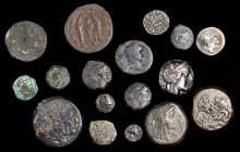 MIXED LOTS

MIXED LOTS. Group of Mixed Denominations (17 Pieces). Grade Range: FAIR to VERY FINE.

An excellent dealer lot or beginner group, this...