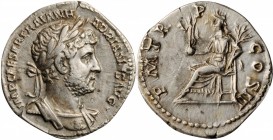 Hadrian, A.D. 117-138

HADRIAN, A.D. 117-138. AR Denarius (3.40 gms), Rome Mint, ca. A.D. 119-125. NEARLY EXTREMELY FINE.

RIC-95 var. (bust type)...