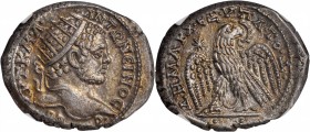 Caracalla, A.D. 198-217

CARACALLA, A.D. 198-217. Mesopotamia, Carrhae. BI Tetradrachm (16.13 gms), A.D. 215-217. NGC AU, Strike: 5/5 Surface: 5/5....