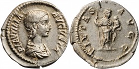 Plautilla (Wife of Caracalla)

PLAUTILLA (WIFE OF CARACALLA). AR Denarius (3.53 gms), Rome Mint, A.D. 202-203. ALMOST UNCIRCULATED.

RIC-367 (Cara...