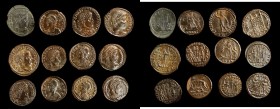 Constantine I, A.D. 307-337

TIME OF CONSTANTINE I, A.D. 307-337. Group of Folles (12 Pieces). Average Grade: ALMOST UNCIRCULATED.

This delightfu...
