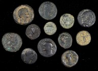 MIXED LOTS

MIXED LOTS. Group of Mixed Bronze Denominations (12 Pieces), ND (ca. late 1st-early 2nd century A.D.). Average Grade: CHOICE FINE.

Em...