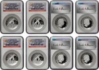 AUSTRALIA

AUSTRALIA. Dollars (4 Pieces), 2010-P. Perth Mint. All NGC PROOF-70 Ultra Cameo.

cf. KM-1457. Four identically graded coins. Kangaroos...