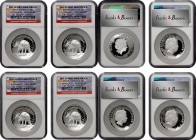 AUSTRALIA

AUSTRALIA. Dollars (4 Pieces), 2011-P. Perth Mint. All NGC PROOF-70 Ultra Cameo.

KM-1605. Four identically graded coins. Kangaroo squa...