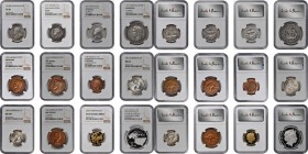 AUSTRALIA

AUSTRALIA. Mixed Group (12 Pieces) 1918-2006. All NGC Certified.

A wide range of denominations and dates, from a group of 1918 2 Shill...