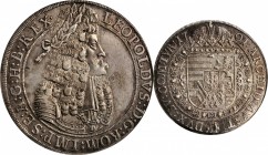 AUSTRIA

AUSTRIA. Taler, 1701. Hall Mint. Leopold I. PCGS AU-55 Gold Shield.

Dav-1003; KM-1303.4. A well struck, problem-free Taler with even, li...