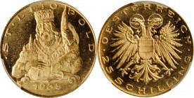 AUSTRIA

AUSTRIA. 25 Schillings, 1935. Vienna Mint. PCGS PROOFLIKE-64 Gold Shield.

Fr-524; KM-2856. An attractive coin with full, flashy luster a...