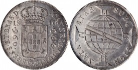 BRAZIL

BRAZIL. 960 Reis, 1810-R. Rio de Janeiro Mint. Joao as Prince Regent. NGC AU Details--Surface Hairlines.

KM-307.3; LDMB-420A. Reverse rot...