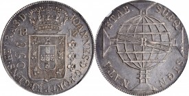 BRAZIL

BRAZIL. 960 Reis, 1818-R. Rio de Janeiro Mint. Joao as Prince Regent. NGC AU Details--Surface Hairlines.

KM-307; LDMB-428. Joao transitio...