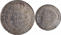 BRAZIL

BRAZIL. 960 Reis, 1818-R. Rio de Janeiro Mint. Joao VI. NGC AU Details--Excessive Surface Hairlines.

KM-326.1; LDMB-476C. Joao VI as king...