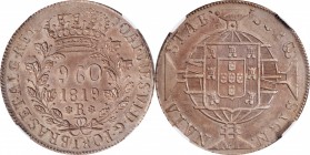 BRAZIL

BRAZIL. 960 Reis, 1819-R. Rio de Janeiro Mint. Joao VI. NGC Unc Details--Surface Hairlines.

KM-326.1; LDMB-477C. Nine fruits on left bran...