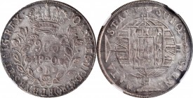 BRAZIL

BRAZIL. 960 Reis, 1820-B. Bahia Mint. Joao VI. NGC AU-53.

KM-326.2; LDMB-462B. Obverse reads "-PORT-BARS-" instead of "-PORT-BRAS-". Stru...