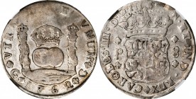 GUATEMALA

GUATEMALA. 8 Reales, 1762-G P. Nueva Guatemala Mint. Charles III. NGC FINE-15.

KM-27.1; FC-11; El-14; Gil-G-8-11; Cal-Type 93 #811. A ...