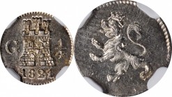 GUATEMALA

GUATEMALA. 1/4 Real, 1821-G. Nueva Guatemala Mint. Ferdinand VII. NGC MS-67.

KM-72. A brilliant and highly attractive little Gem with ...