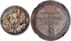 HUNGARY

HUNGARY. Korláthkeö Castle Rescue Silver Medal, 1897. NGC MS-64.

Diameter: 31 mm; weight: 11.09 gms. Struck to commemorate the rescue of...