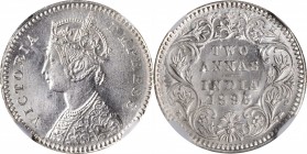 British India

INDIA. 2 Annas, 1893-C. Calcutta Mint. Victoria. NGC MS-64.

KM-488. Incuse C. A bright and lustrous example with satiny surfaces a...
