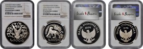 INDONESIA

INDONESIA. Duo of Conservation Series Issues (2 Pieces), 1974. Both NGC PROOF-69 Ultra Cameo.

1) 5000 Rupiah. Orangutan. KM-40a. 2) 20...