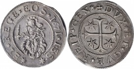 Italian States (including Papal and Vatican City)

ITALY. Genoa. 1/2 Scudo, 1671-ISS. PCGS AU-53 Gold Shield.

KM-81.1. A moderately struck and ev...