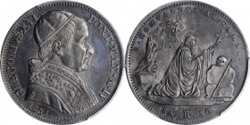 Italian States (including Papal and Vatican City)

ITALY. Papal States. 50 Baiocchi, 1834-R. Rome Mint. Gregory XVI. PCGS AU-55 Gold Shield.

KM-1...