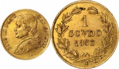 Italian States (including Papal and Vatican City)

ITALY. Papal States. Scudo, 1862-R. Rome Mint. Pius IX. EXTREMELY FINE Details.

Fr-277; KM-136...