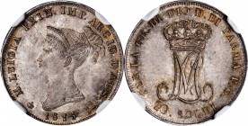 Italian States (including Papal and Vatican City)

ITALY. Parma. 10 Soldi, 1815. Maria Luigia. NGC MS-66.

KM-C-27. A well struck coin with pleasi...