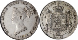 Italian States (including Papal and Vatican City)

ITALY. Parma. 5 Lire, 1815. Maria Luigia. PCGS EF-40 Gold Shield.

KM-C-30. A decently struck c...