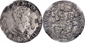 Italian States (including Papal and Vatican City)

ITALY. Tuscany. Teston, ND (1536-74). Cosimo I de' Medici. NGC VF Details--Corrosion.

CNI-52; ...