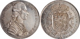 Italian States (including Papal and Vatican City)

ITALY. Tuscany. Francescone (10 Paoli), 1785. Florence Mint. Pietro Leopoldo. ANACS AU-50 Details...