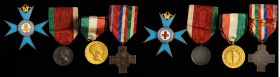 Italian Kingdom to current (since 1861)

ITALY. Kingdom. Quartet of Military Medals (4 Pieces), 1860-1936. Average Grade: EXTREMELY FINE.

Include...