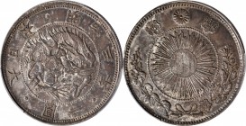 JAPAN

JAPAN. Yen, Year 3 (1870). Mutsuhito (Meiji). PCGS AU-58 Gold Shield.

Dav-273; KM-Y-5.1; JNDA-01-9. Type I with border. A handsome and dee...