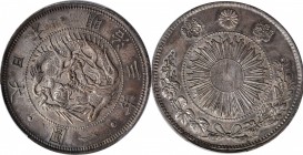 JAPAN

JAPAN. Yen, Year 3 (1870). Mutsuhito (Meiji). PCGS Genuine--Cleaned, AU Details Gold Shield.

Dav-273; KM-Y-5.1; JNDA-01-9. Type I with bor...