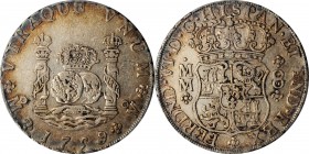 Pillars

MEXICO. 8 Reales, 1759-Mo MM. Mexico City Mint. Ferdinand Vl. PCGS Genuine--Cleaned, EF Details Gold Shield.

KM-104.2; FC-35; El-47; Gil...