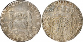 Pillars

MEXICO. 8 Reales, 1766-Mo MF. Mexico City Mint. Charles III. NGC Fine Details--Removed from Jewelry.

KM-105. Though previously used in j...