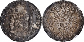 Pillars

MEXICO. 8 Reales, 1771/0-Mo FM. Mexico City Mint. Charles III. NGC EF Details--Environmental Damage.

KM-105. Overdate variety. The noted...