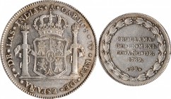 Portraits

MEXICO. Charles IV Silver Proclamation 8 Reales, 1789. PCGS AU-50 Gold Shield.

Grove-C-9. A wholesome and well struck Medal with light...