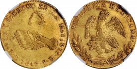 Republic Reales

MEXICO. 4 Escudos, 1847/6-Go PM. Guanajuato Mint. NGC VF-35.

Fr-83; KM-381.4. A wholesome, moderately circulated example of this...
