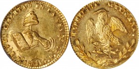 Republic Reales

MEXICO. 1/2 Escudo, 1861-Do CP. Durango Mint. PCGS MS-63.

Fr-111; KM-378.1. Quite lustrous and blazing, this minor gold issue fe...