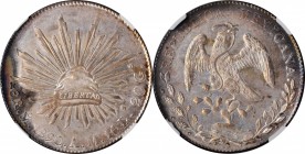 Republic Reales

MEXICO. 8 Reales, 1890-Mo AM. Mexico City Mint. NGC MS-61.

KM-377.10; DP-Mo76. A boldly struck crown with reflective, almost pro...