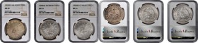 Republic Decimal

MEXICO. Trio of Pesos (3 Pieces), 1903-09. Mexico City Mint. All NGC Certified.

KM-409.2. 1) 1903-Mo AM. MS-60. 2) 1908-Mo AM. ...