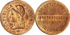 Republic Decimal

MEXICO. 2 Centavos, 1890. ANACS MS-63 Red Brown.

KMX-NC21. Medallic issue. Struck to commemorate the 80th anniversary of Indepe...