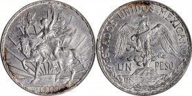 Twentieth Century (Modern)

MEXICO. Peso, 1913. Mexico City Mint. PCGS AU-58 Gold Shield.

KM-453. A bright and flashy example of this highly popu...