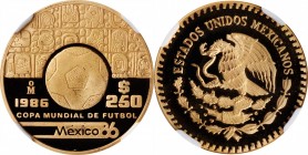 Twentieth Century (Modern)

MEXICO. 250 Pesos, 1986-Mo. Mexico City Mint. NGC PROOF-70 Ultra Cameo.

Fr-187; KM-500.2. AGW: 0.250 oz. Struck for t...