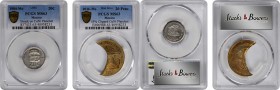 Twentieth Century (Modern)

MEXICO. Duo of Mint Errors (2 Pieces), 1984 & 2016. Both PCGS Gold Shield Certified.

1) 20 Pesos. 2016. PCGS MS-63 Go...