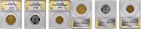 Twentieth Century (Modern)

MEXICO. Trio of Mint Errors (3 Pieces), 2000 & 2018. Mexico City Mint. All ANACS Certified.

1) Brass 10 Pesos, 2000. ...