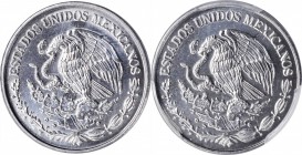 Twentieth Century (Modern)

MEXICO. Mint Error -- Two Obverses -- 10 Centavos, ND (2009-20). PCGS MS-68 Gold Shield.

cf. KM-934. This Ten Centavo...