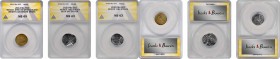 Twentieth Century (Modern)

MEXICO. Trio of Mint Errors (3 Pieces), 2013 & 2020. Mexico City Mint. All ANACS Certified.

1) Brass 50 Centavos, 201...